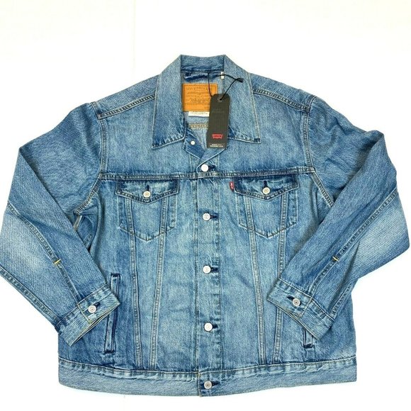 Levi's Other - Men's Levi's Trucker Blue Jean Jacket (723340351) Killebrew Light Wash - XXL